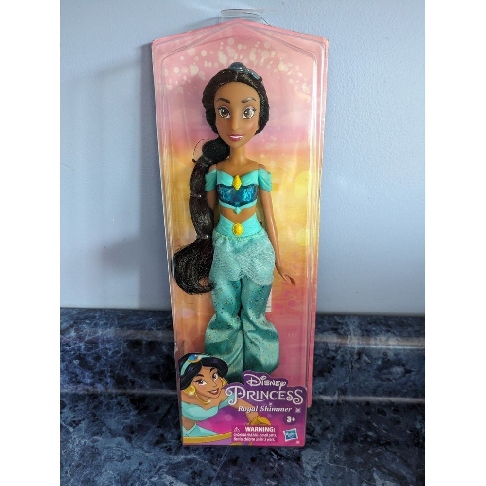 Disney Princess Jasmine Royal‎ Shimmer Doll New In Box 11" doll